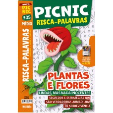 Risca-Palavras Médio - Plantas e Flores