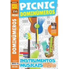 Picnic Dominúmeros - Médio: 356 - Instrumentos musicais