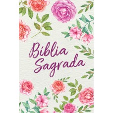 Bíblia NVT Letra Grande - Textura floral: Capa Soft Touch