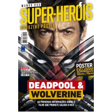 Superpôster Mundo dos Super-Heróis - Deadpool & Wolverine - ARTE EXTRA