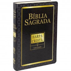 Bíblia Sagrada Letra Grande com Harpa Cristã - Capa ilustrada: Almeida Revista e Corrigida (ARC)