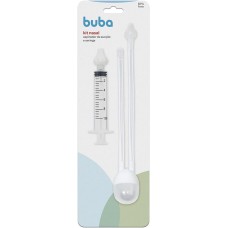 KIT ASPIRADOR NASAL DE SUCÇÃO E SERINGA BUBA