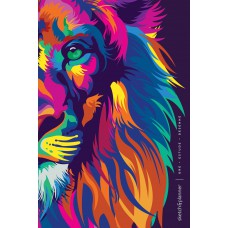 Sketch & Planner - CADERNO AGENDA LION COLORS