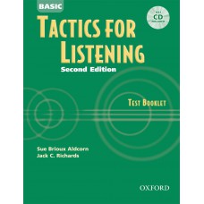 BASIC TACTICS FOR LISTENING - TEST BOOKLET WITH AUDIO CD - 2ºED