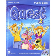 QUEST PUPILS BOOK PACK W/CD-ROM/AUDIO CD SONGS/KEY BKLT-2