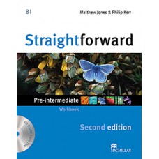 STRAIGHTFORWARD 2ND EDIT. WORKBOOK W/AUDIO CD-PRE-INT. (NO/KEY)