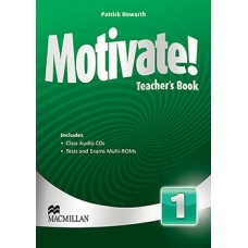 MOTIVATE! TEACHERS BOOK W/AUDIO CD+TESTS/EXAM. MULTI ROMS-1