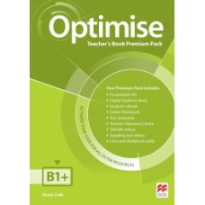 OPTIMISE TEACHERS BOOK PREMIUM PACK B1+