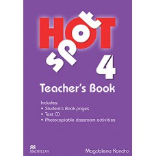 HOT SPOT TEACHERS BOOK W/TEST CD-4