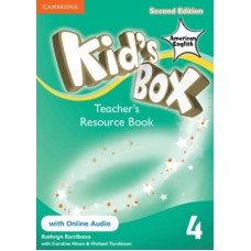 AMERICAN KIDS BOX 4 - TEACHERS RESOURCE BK W/ONLINE AUDIO 2ED