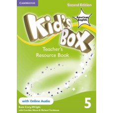 AMERICAN KIDS BOX 5 - TEACHERS RESOURCE BK W/ONLINE AUDIO 2ED