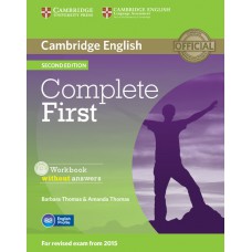 COMPLETE FIRST - WB WITHOUT ANSWERS WITH AUDIO CD - 2º ED