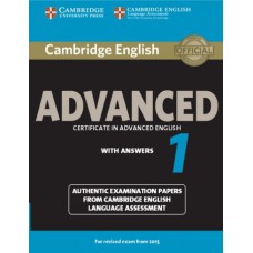 CAMBRIDGE ENGLISH ADVANCED 1 - SB W.ANS