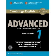 CAMBRIDGE ENGL.ADVANCED 1 - SB W.ANS+CD