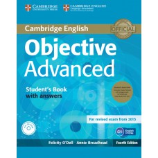 OBJECTIVE ADVANCED SB - WITH ANSWERS + CD-ROM AND AUDIO CD - 4º ED