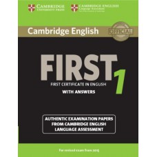 CAMBRIDGE ENGLISH FIRST 1 - SB WITH ANS