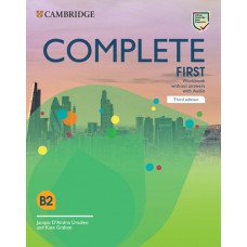 COMPLETE FIRST - WB WITHOUT ANSWERS WITH AUDIO - 3º ED