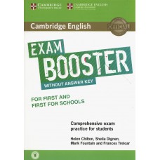 CAMBRIDGE ENGLISH - EXAM BOOSTER FIRST AND FIRST SCHOOL WO KEY AND CD ONLINE