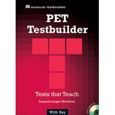 PET TESTBUILDER WITH AUDIO CD (W/KEY)