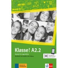 KLASSE A2.2-KURSBUCH+AUD/VID ONLINE