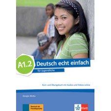 DEUTSCH ECHT EINFACH A1.2-BUCH+AUD/CLIP