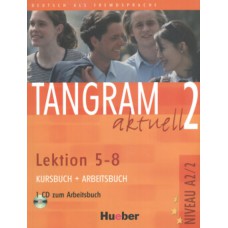 Tangram aktuell 2 kursbuch & arbeitsbuch lektion 5-8 c/ CD (texto + exercicio)