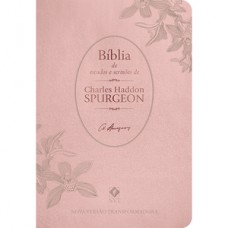 BIBLIA DE ESTUDO E SERMÕES SPURGEON - ROSÉ