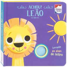 Esconde-esconde com feltros: Achou! Leão