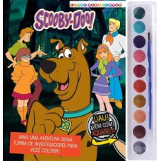 SCOOBY-DOO LIVRO PARA PINTAR COM AQUARELA