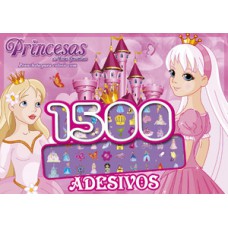 PRINCESAS PRANCHETA PARA COLORIR COM 1500 ADESIVOS