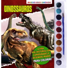 DINOSSAUROS - LIVRO PARA PINTAR COM AQUARELA