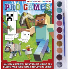 PRÓ-GAMES - LIVRO PARA PINTAR COM AQUARELA