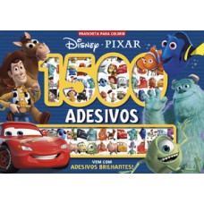 DISNEY PIXAR - PRANCHETA PARA COLORIR COM 1.500 ADESIVOS