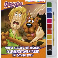 SCOOBY-DOO LIVRO PARA PINTAR COM AQUARELA