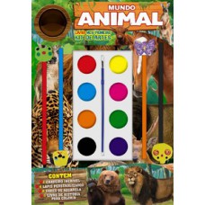 MUNDO ANIMAL LIVRO MEU PRIMEIRO KIT DE ARTES