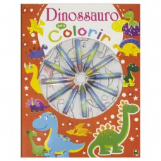 Cores em Ação! Dinossauro para Colorir