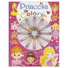 Cores em Ação! Princesa para Colorir