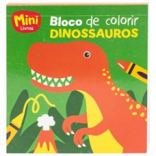 MINIBLOCO DE COLORIR(A): DINOS