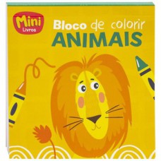 MINI BLOCO DE COLORIR: ANIMAIS