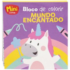 MINI BLOCO DE COLORIR: MUNDO ENCANTADO