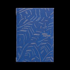 Bíblia Slim NVI, Letra Grande, Couro-soft azul sobre capa dura, Abstrata: Bíblia NVI Compacta