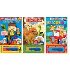 DIVERSÃO COM ÁGUA - KIT COM 3 AQUABOOKS - MENINOS