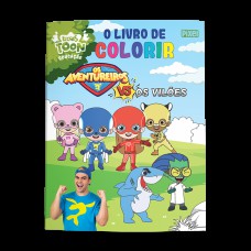 O livro de colorir Os Aventureiros Vs Os Vilões