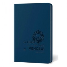 BÍBLIA AEC - CAPA PU - AZUL - LEÃO