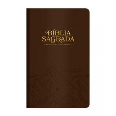 BÍBLIA SAGRADA AEC - LETRA GRANDE - CAPA MARROM