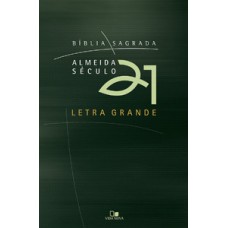 BÍBLIA A21 LETRA GRANDE BROCHURA - VERDE C/ CAPA CRISTAL 