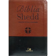 BÍBLIA SHEDD - MARROM E PRETO