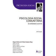 PSICOLOGIA SOCIAL COMUNITÁRIA - 20 ED