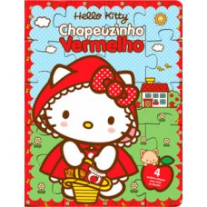 HELLO KITTY - CHAPEUZINHO VERMELHO - LIVRO COM QUEBRA-CABEÇA