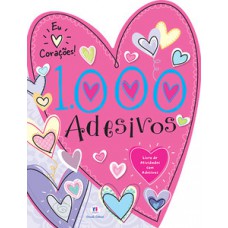 1000 ADESIVOS - EU AMO CORACOES!